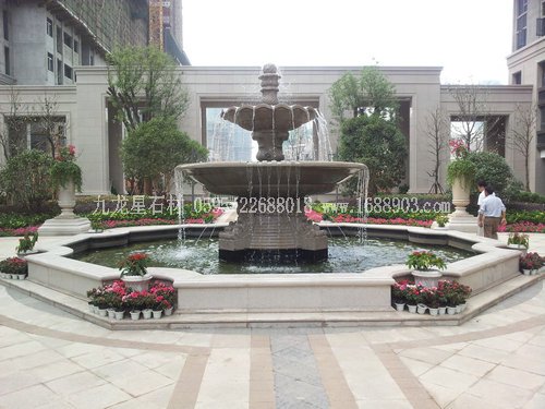 園林景觀(guān)石材水缽