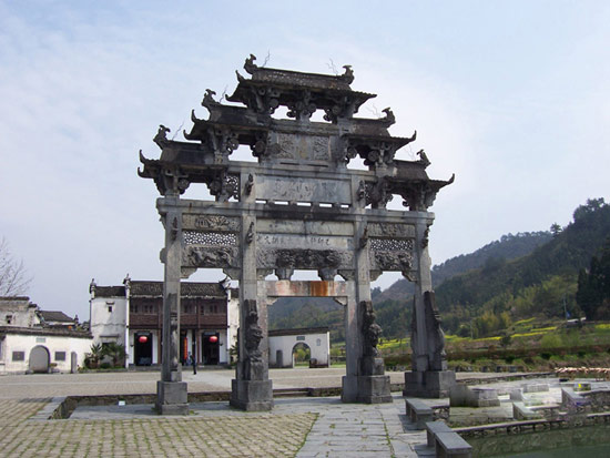 安徽黟縣西遞牌樓