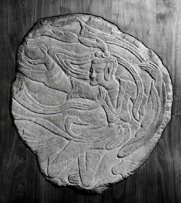 在海外的國寶:天龍山飛天浮雕